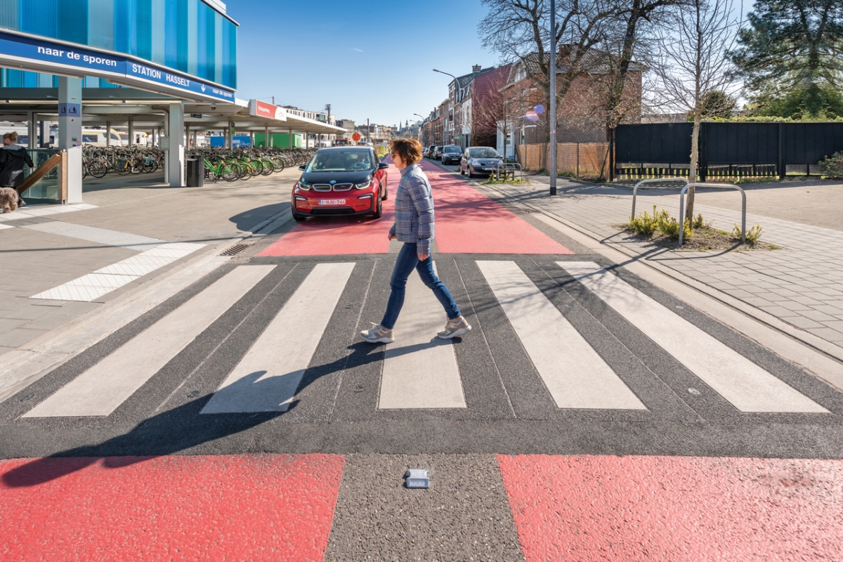 Oversteekplaats Stationsomgeving Hasselt