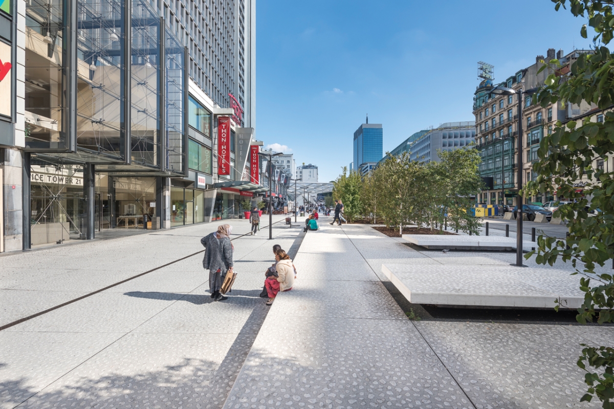 Wandelboulevard Rogierplein Brussel