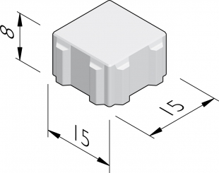 Ecoroc stenen 15x15